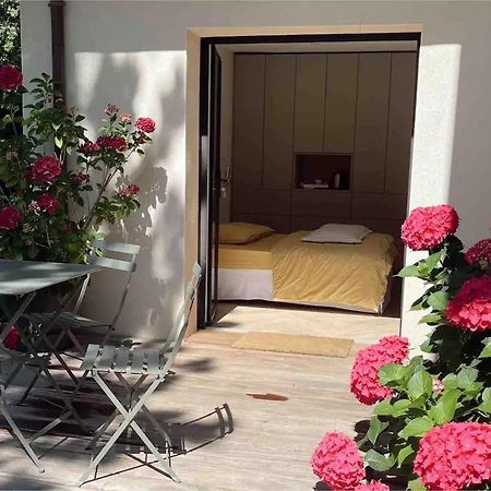 Les Hortensias Chambre Independante Avec Sdb Et Toilettes Privees Dans Une Maison En Foret Proche Du Golf Et De La Plage Entree Independante Avec Acces Prive Le Touquet Esterno foto