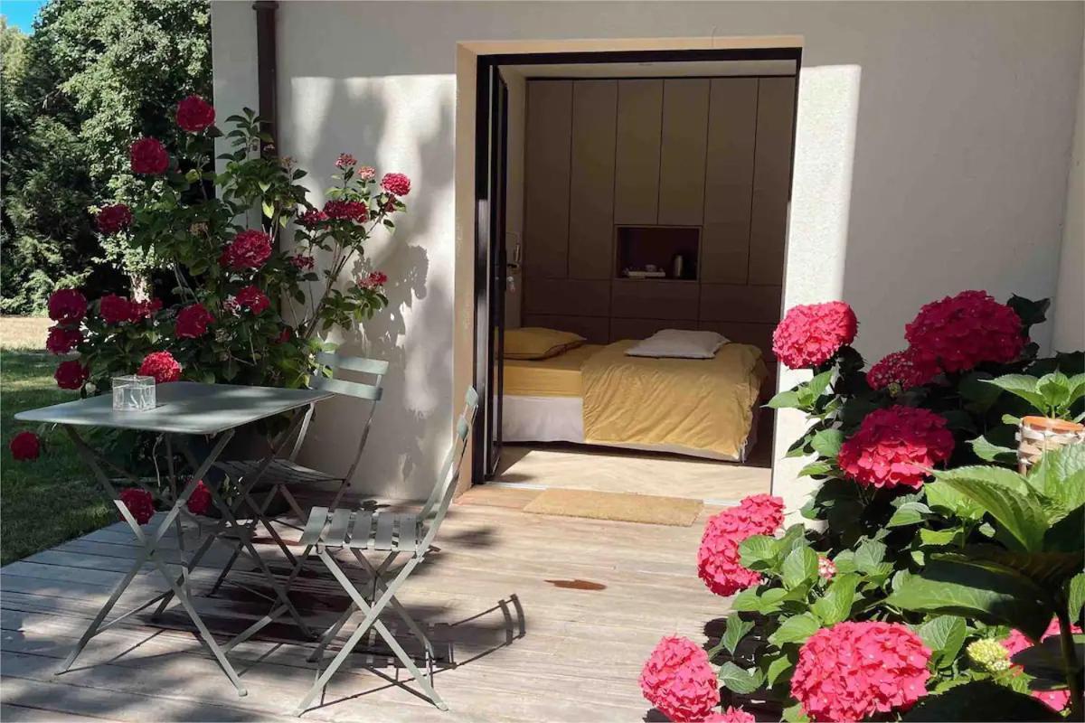 Les Hortensias Chambre Independante Avec Sdb Et Toilettes Privees Dans Une Maison En Foret Proche Du Golf Et De La Plage Entree Independante Avec Acces Prive Le Touquet Esterno foto