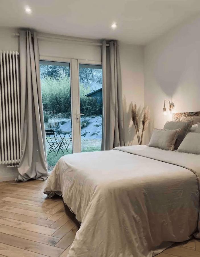 Les Hortensias Chambre Independante Avec Sdb Et Toilettes Privees Dans Une Maison En Foret Proche Du Golf Et De La Plage Entree Independante Avec Acces Prive Le Touquet Esterno foto